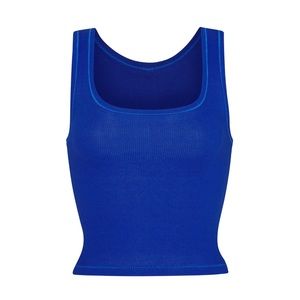 Skims Cobalt Cotton Rib Tank